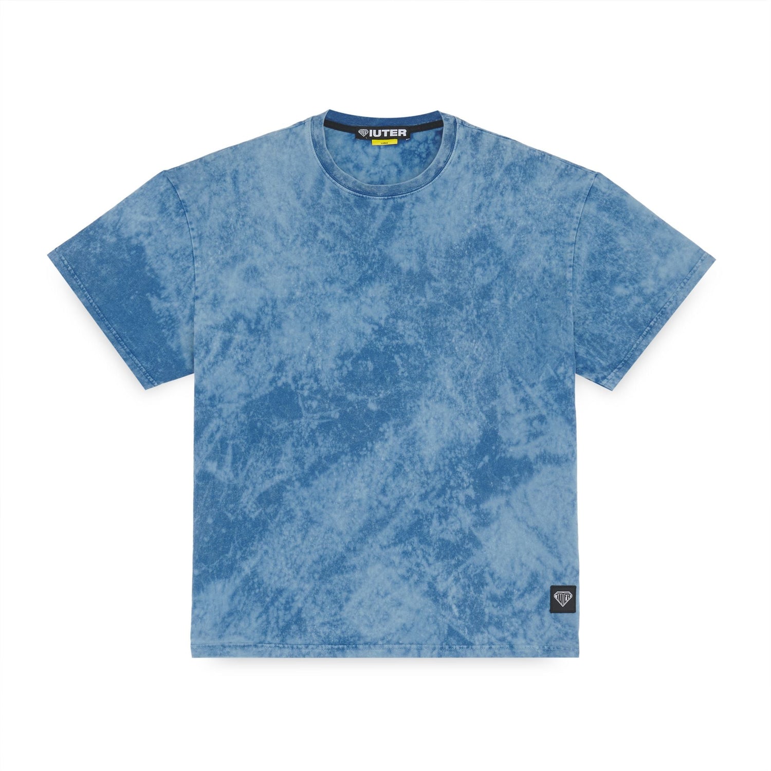 LABEL MARBLE TEE LIGHTBLUE