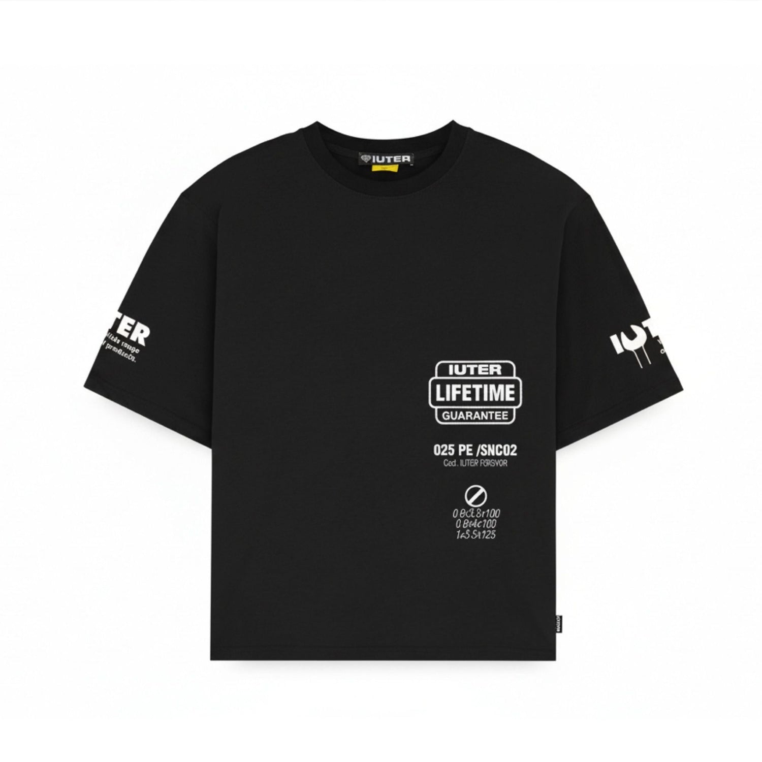 SHORTED TEE BLACK