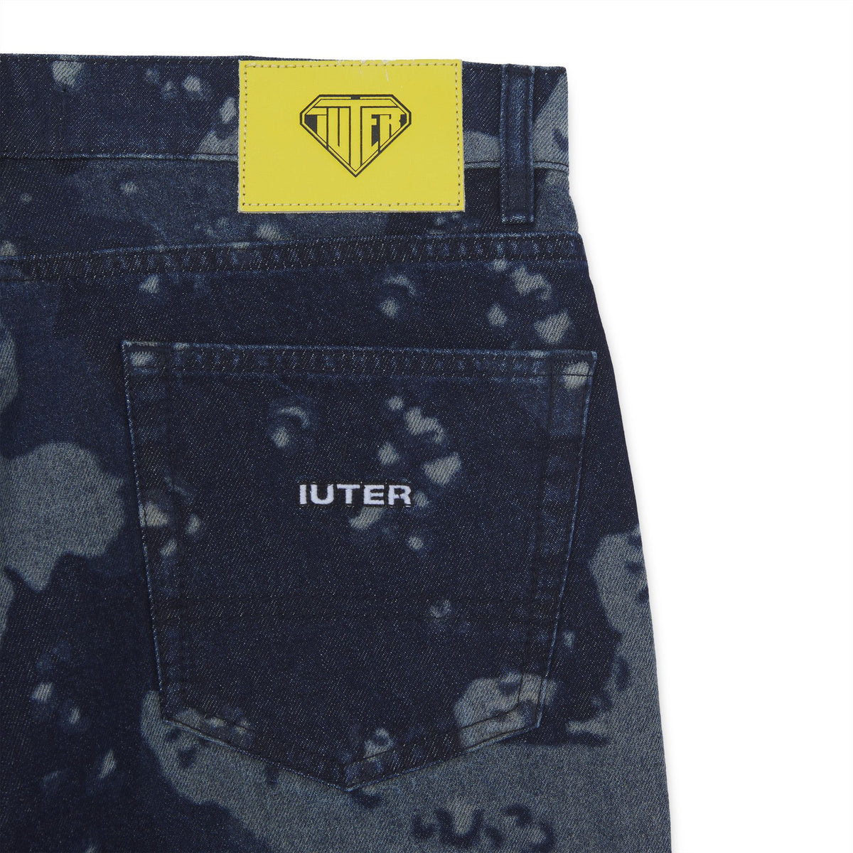 CHOCO CHIP BAGGY DENIM PANTS BLUE