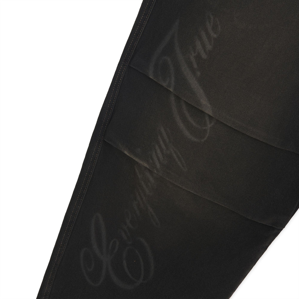 DYED TRUE PARACHUTE DENIM PANTS BROWN