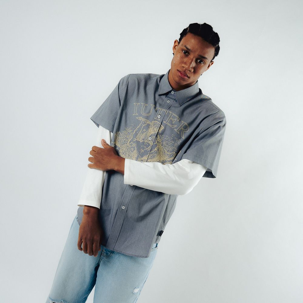 DAMAGE DOUBLE LS TEE BLACK