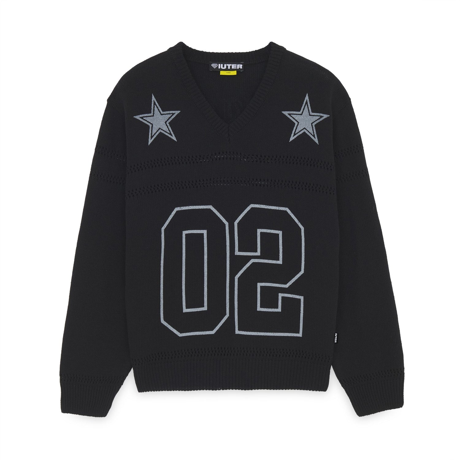 STARS FOOTBALL SWEATER BLACK