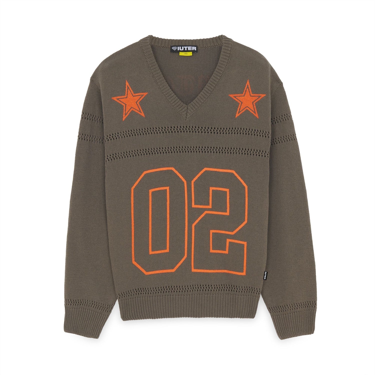 STARS FOOTBALL SWEATER BROWN