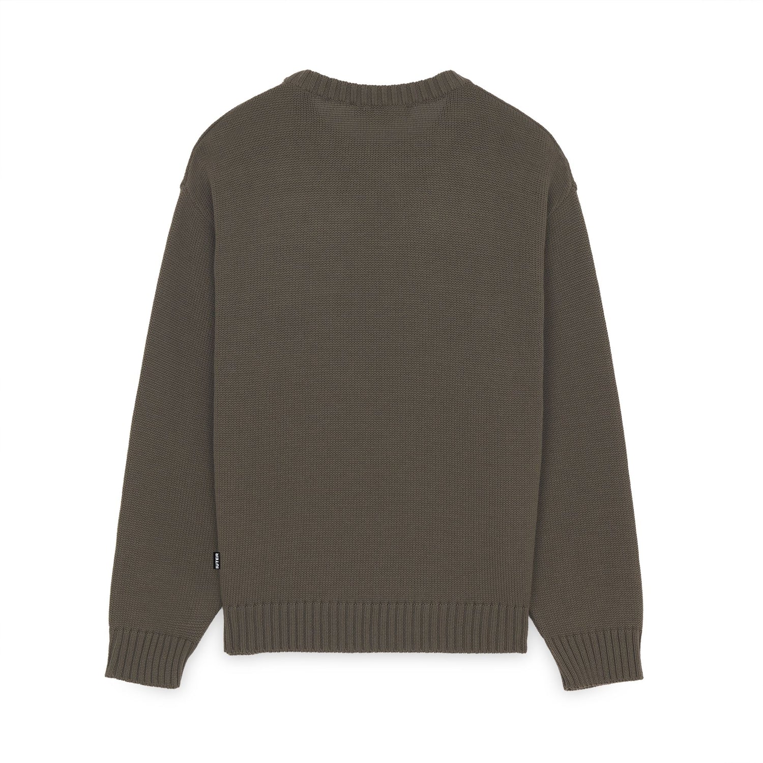 LINKS LOGO KNIT SWEATER BROWN