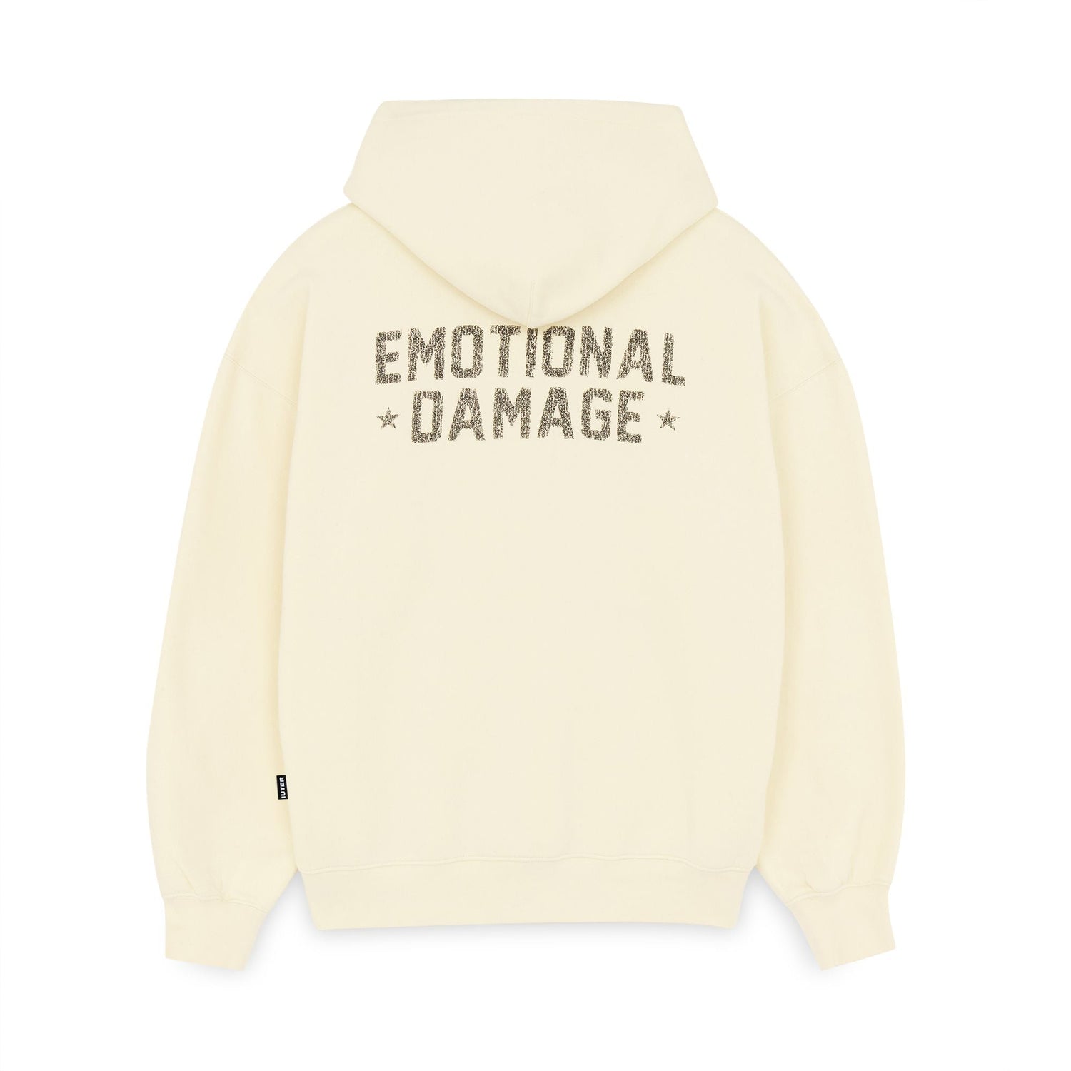 DAMAGE HOODIE IVORY