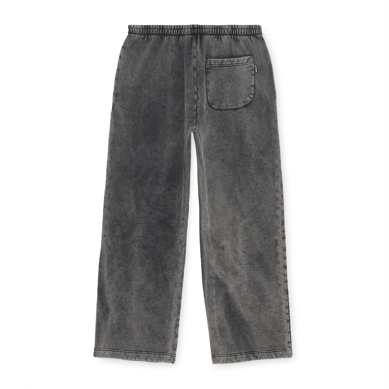 BLACK TRIBAL MARBLE WIDE SWEATPANTS