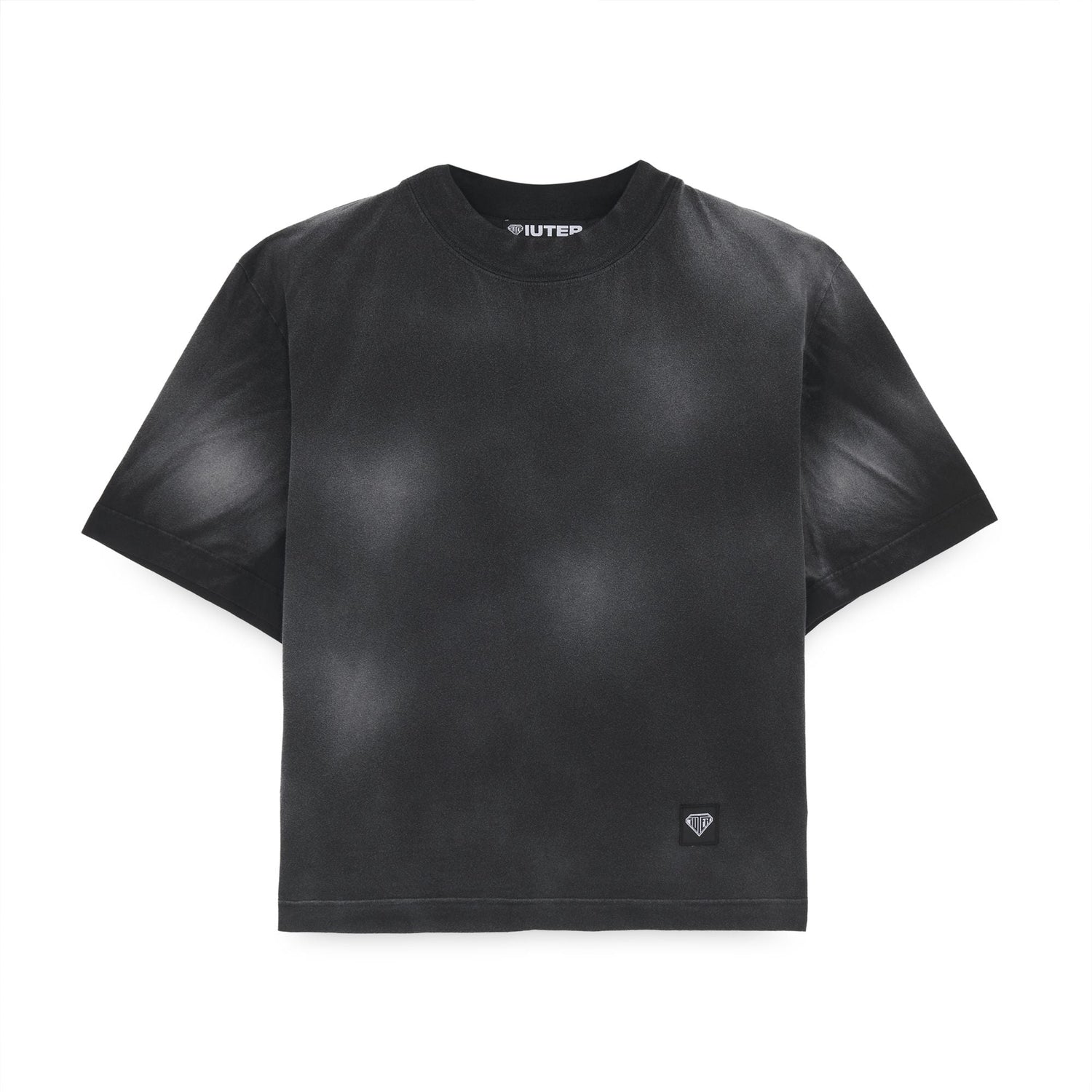 LABEL MARBLE TEE BLACK