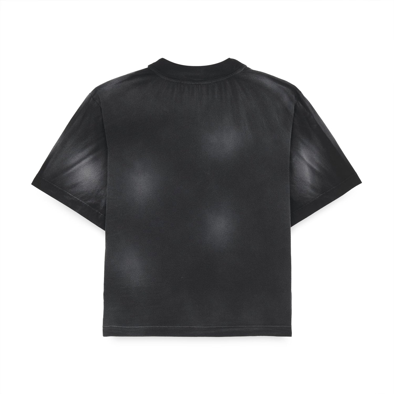 LABEL MARBLE TEE BLACK