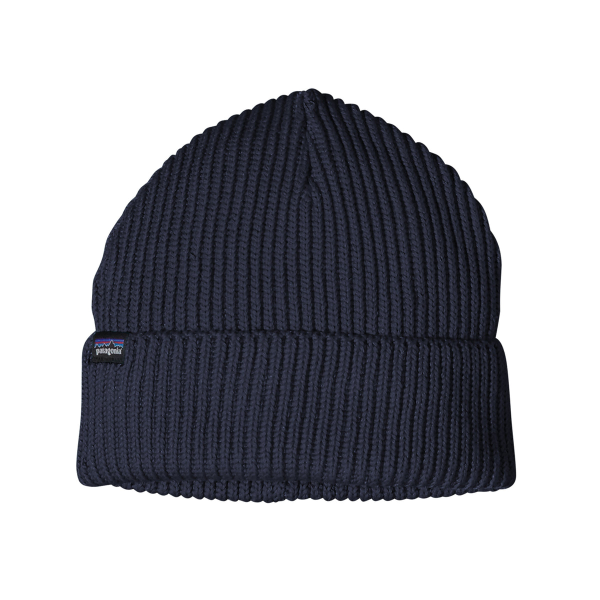 FISHERMANS ROLLED BEANIE NAVY BLUE