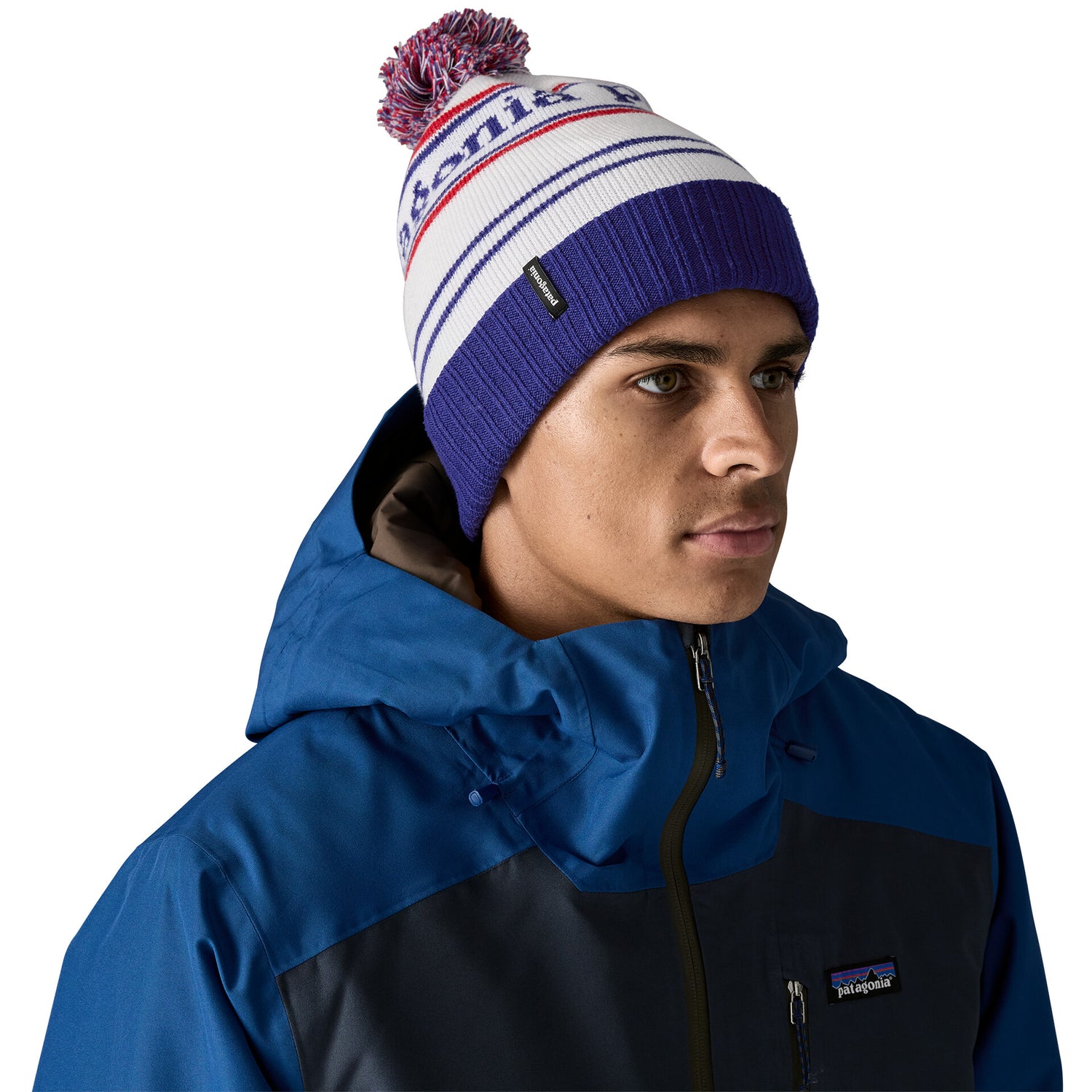 POWDER TOWN BEANIE PARK STRIPE / VIKING BLUE