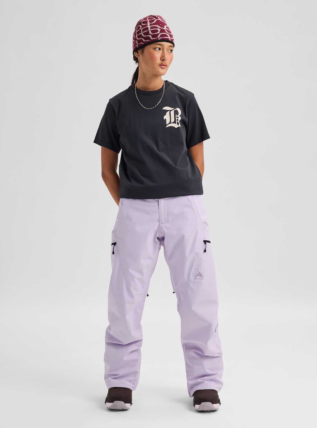 W RESERVE GORE-TEX 2L PANTS MOONDUST PURPLE