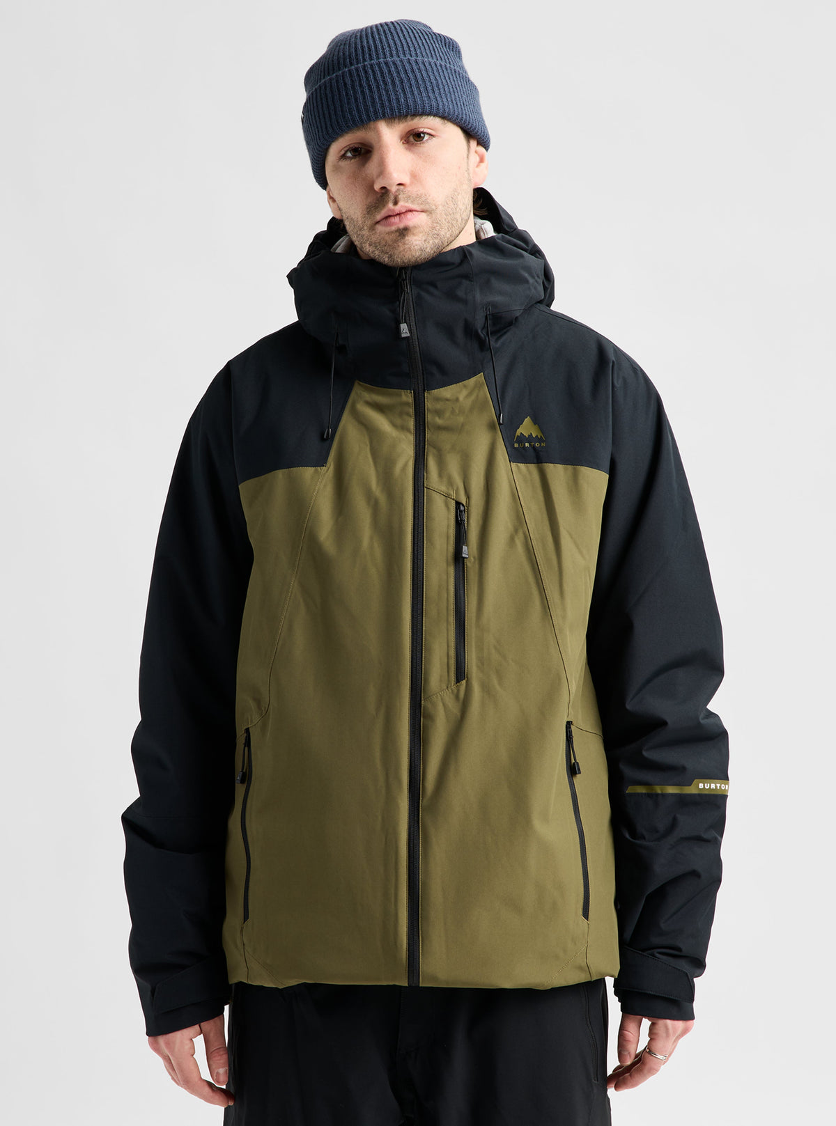 MENS RESERVE 2L INSULATED JACKET TRUE BLACK / DRIED MOSS