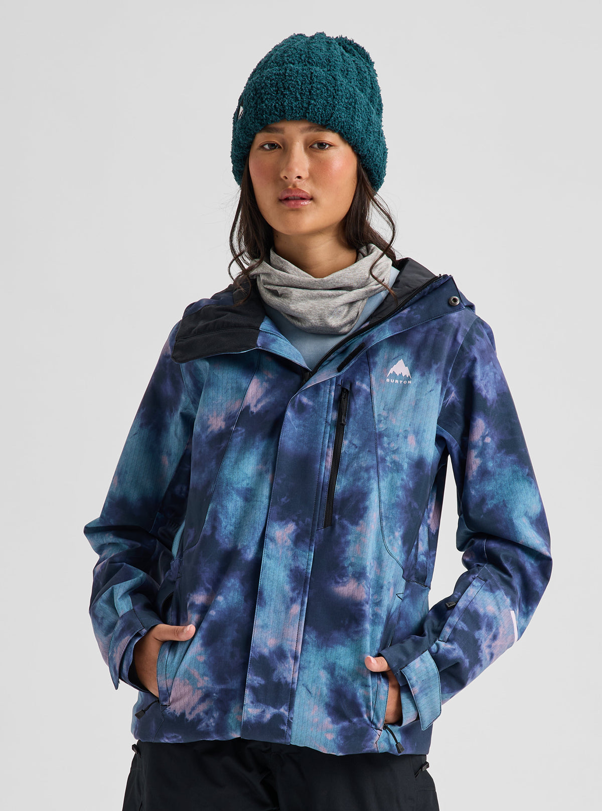 W RESERVE 2L INSULATED STRETCH SLIM JACKET CRYSTAL DYE