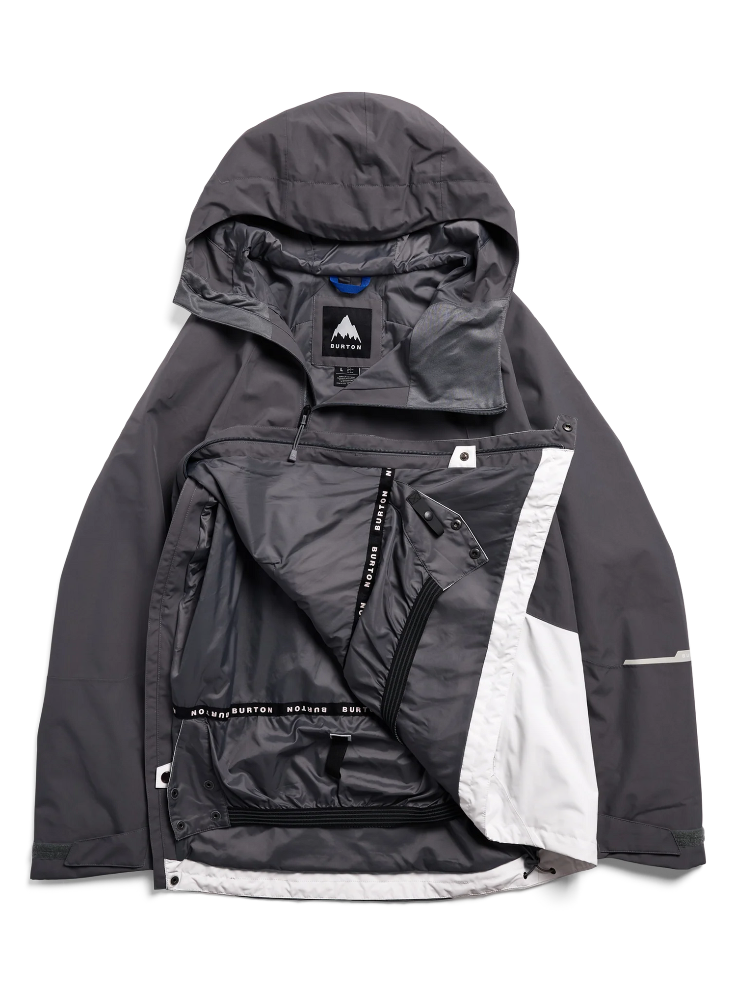 RESERVE 2L RELAXED ANORAK GOTHAM GRAY / GRAY CLOUD