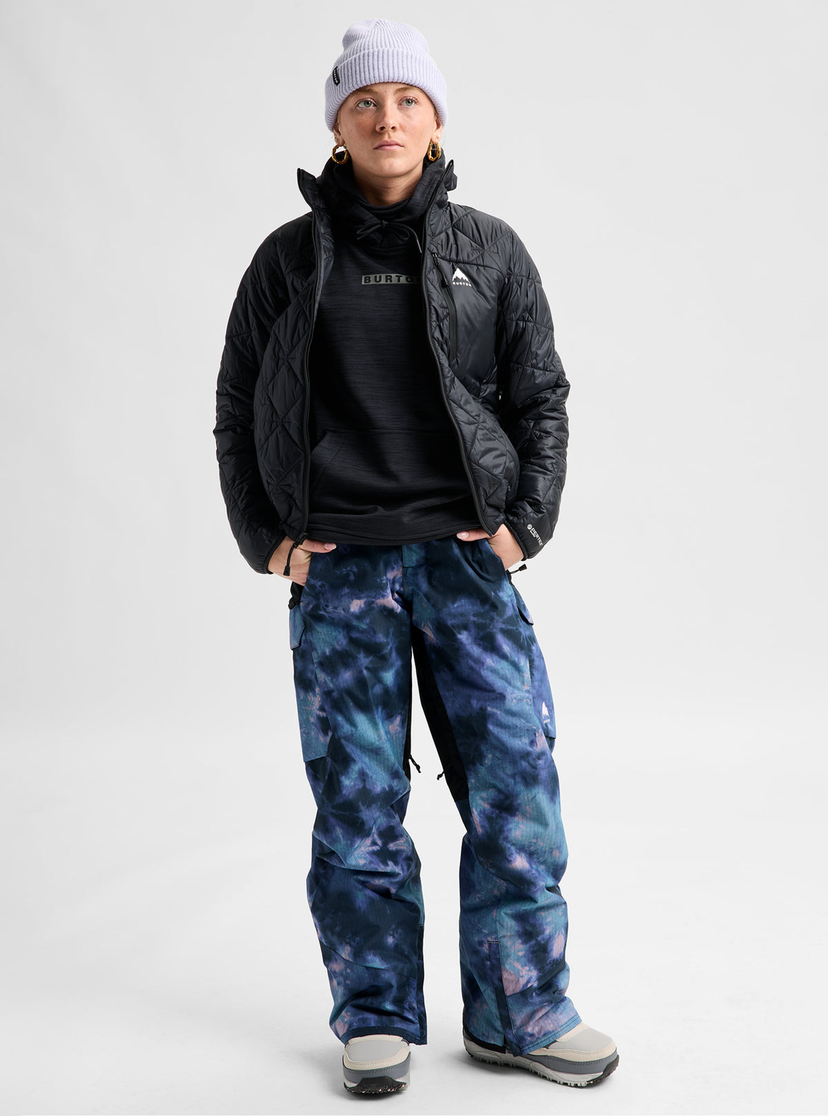 W RESERVE 2L INSULATED PANTS CRYSTAL DYE / TRUE BLACK