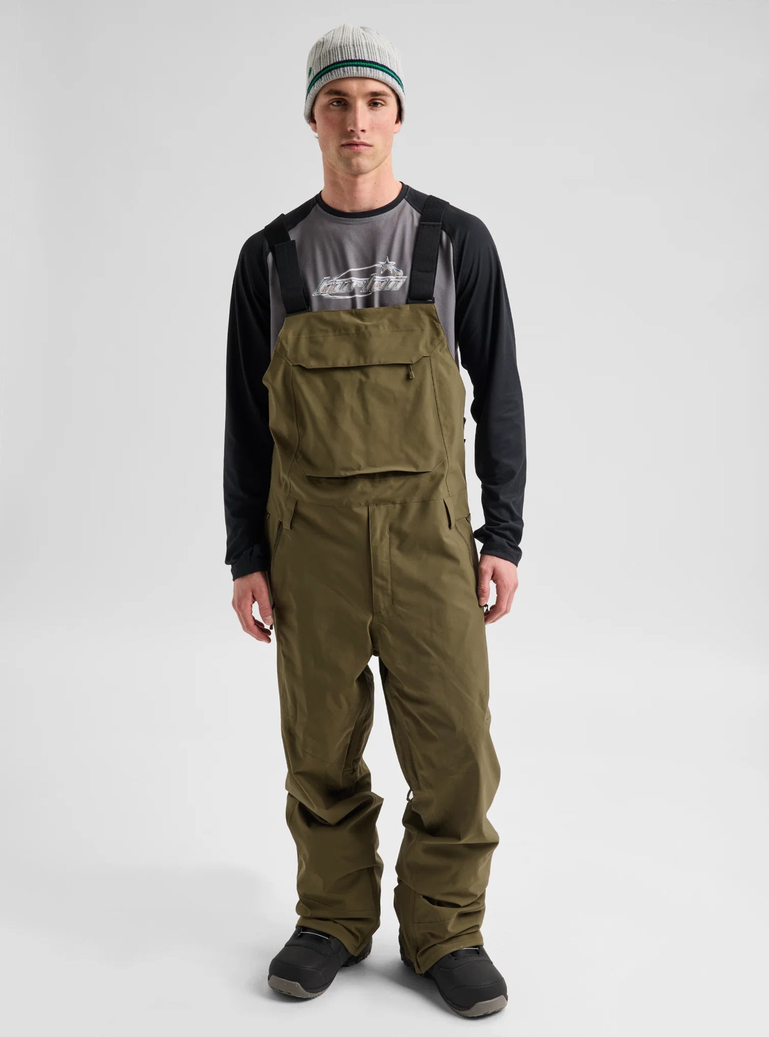 RESERVE 2L STRETCH BIB PANTS DRIED MOSS