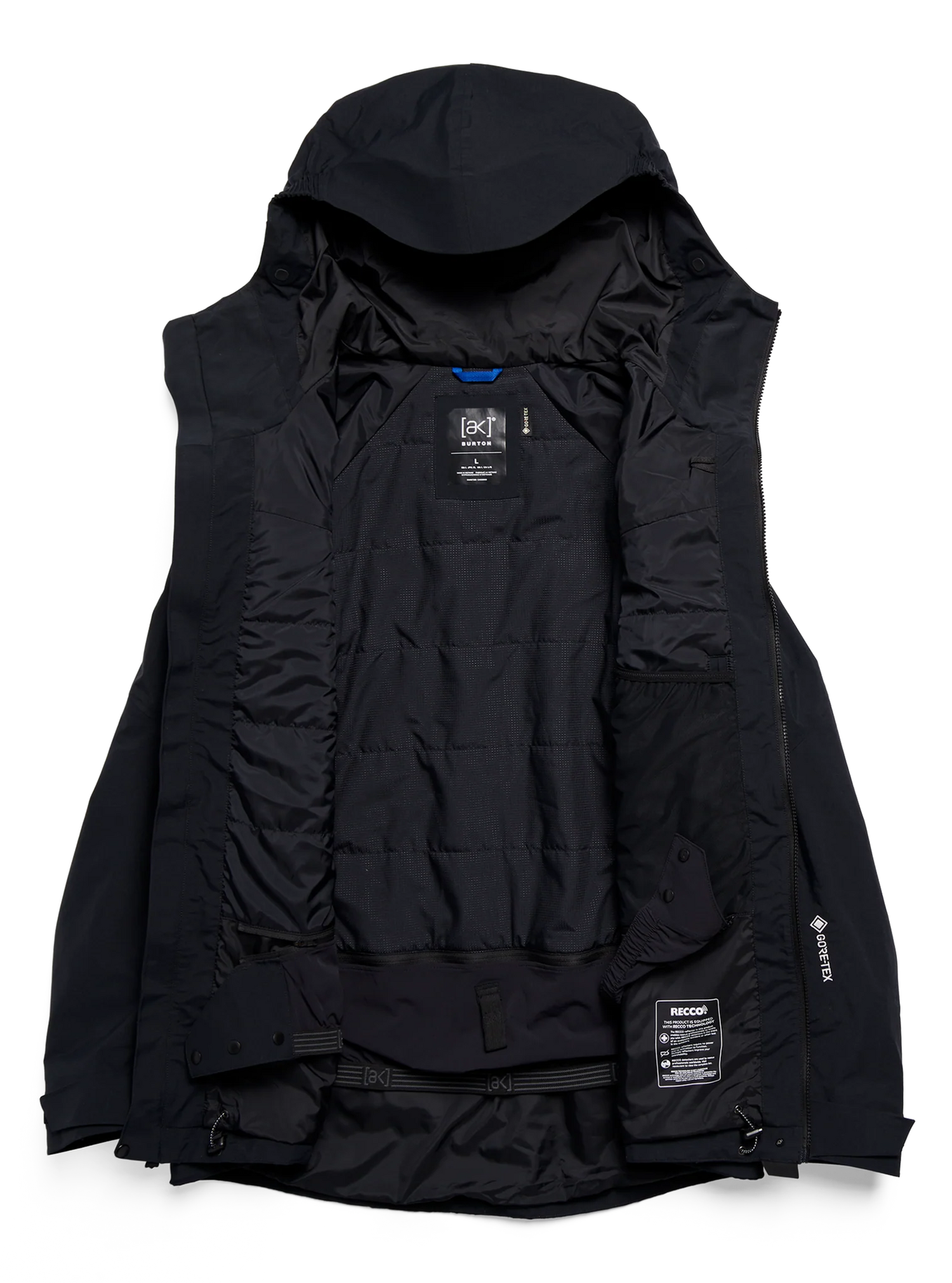 [AK] SWASH  INSULATED GORE-TEX 2L JACKET TRUE BLACK