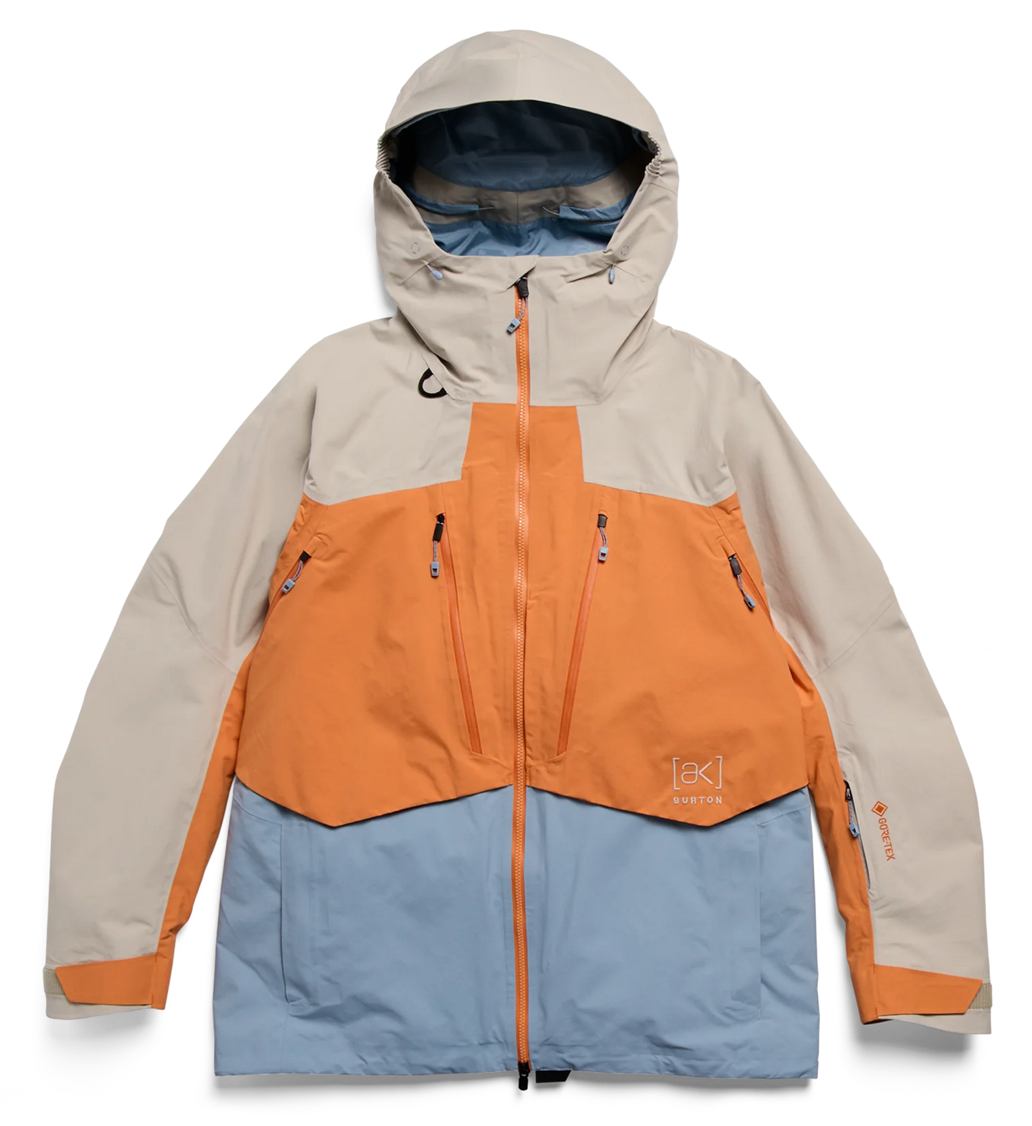 [AK] SWASH  INSULATED GORE-TEX 2L JACKET CHINCHILLA GRAY / GOLDFISH ORANGE / AIRSTREAM BLUE