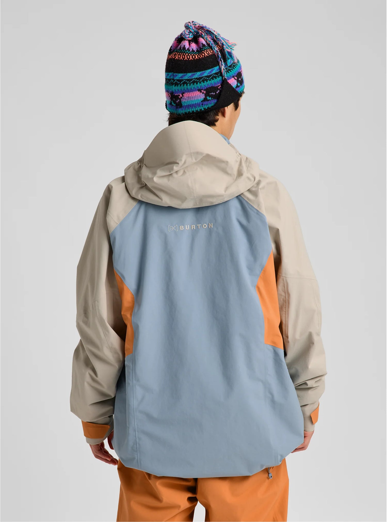 [AK] SWASH  INSULATED GORE-TEX 2L JACKET CHINCHILLA GRAY / GOLDFISH ORANGE / AIRSTREAM BLUE