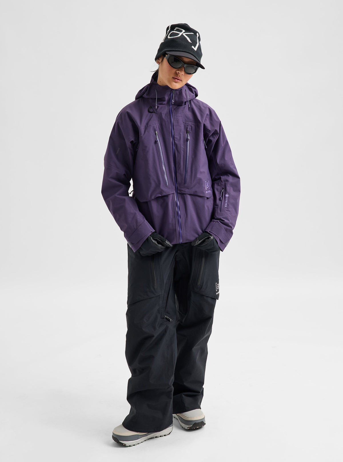W [AK] SWASH  INSULATED GORE-TEX 2L JACKET NIGHTSHADE PURPLE
