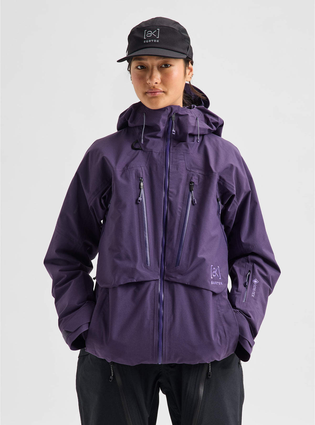 W [AK] SWASH  INSULATED GORE-TEX 2L JACKET NIGHTSHADE PURPLE