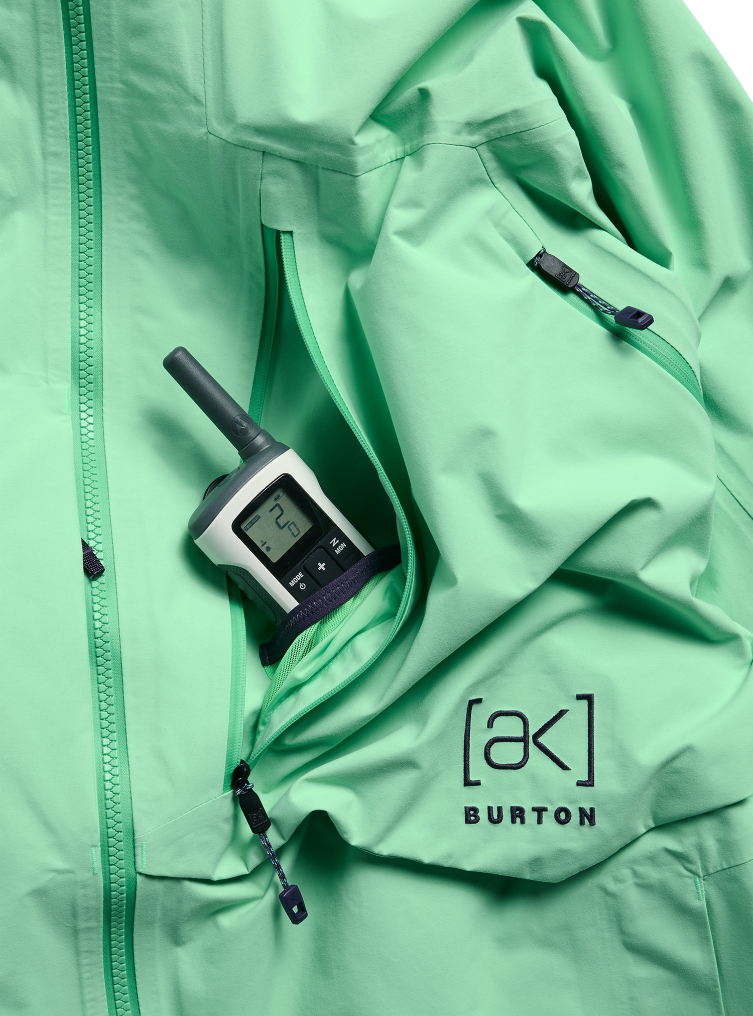 [AK] CYCLIC GORE-TEX 2L JACKET GREEN VOLTAGE