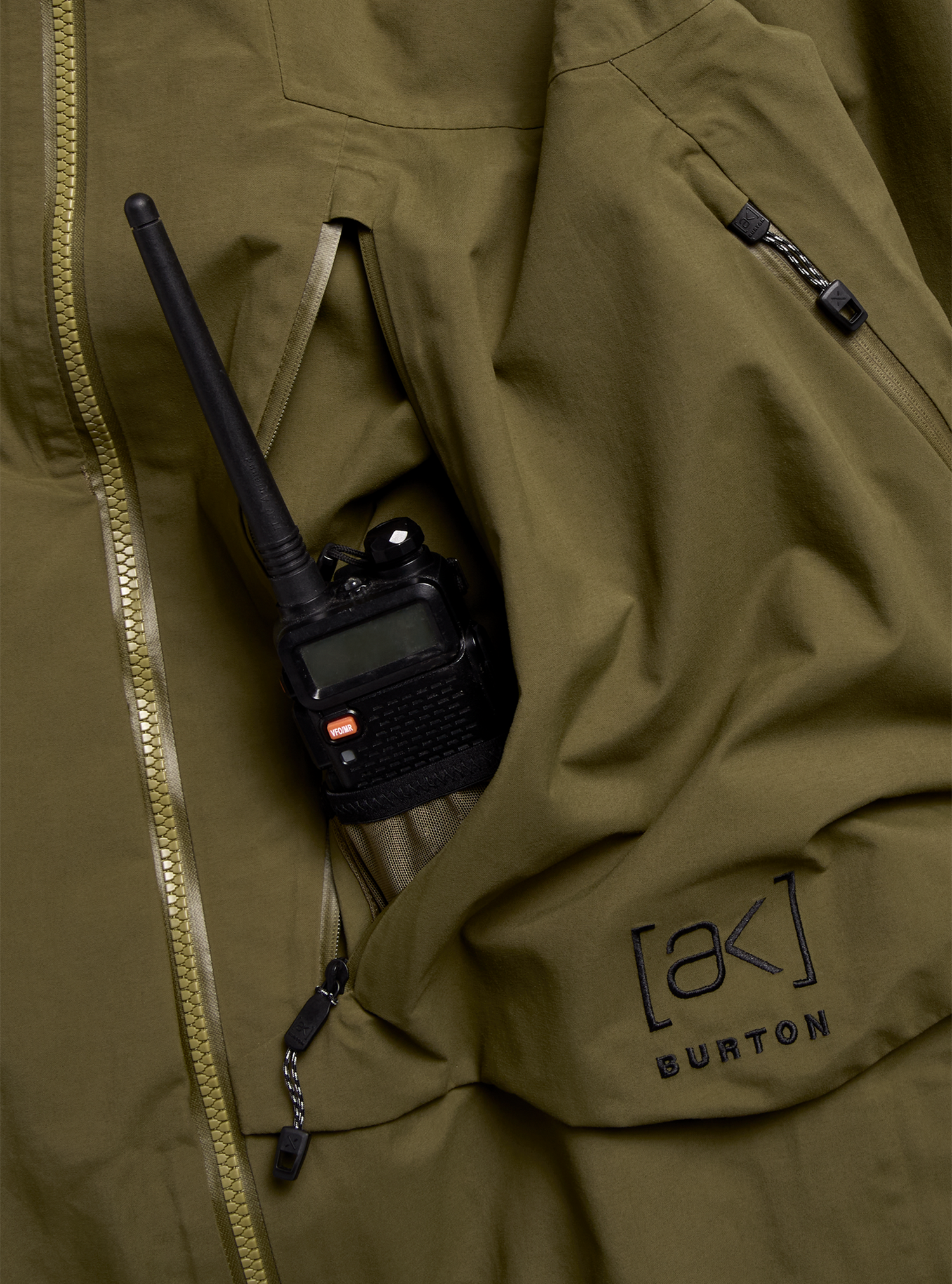 [AK] CYCLIC GORE-TEX 2L JACKET DRIED MOSS