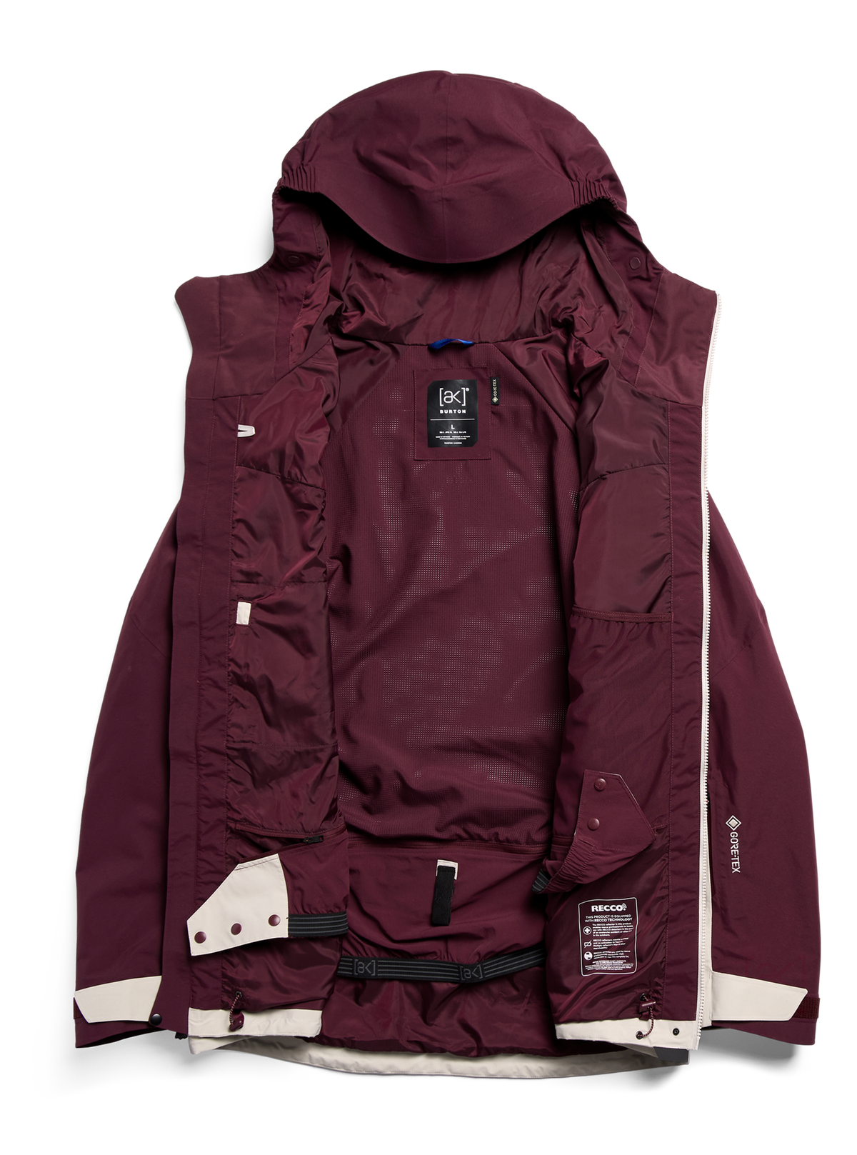 [AK] CYCLIC GORE-TEX 2L JACKET RUM RAISIN / CHINCHILLA GRAY