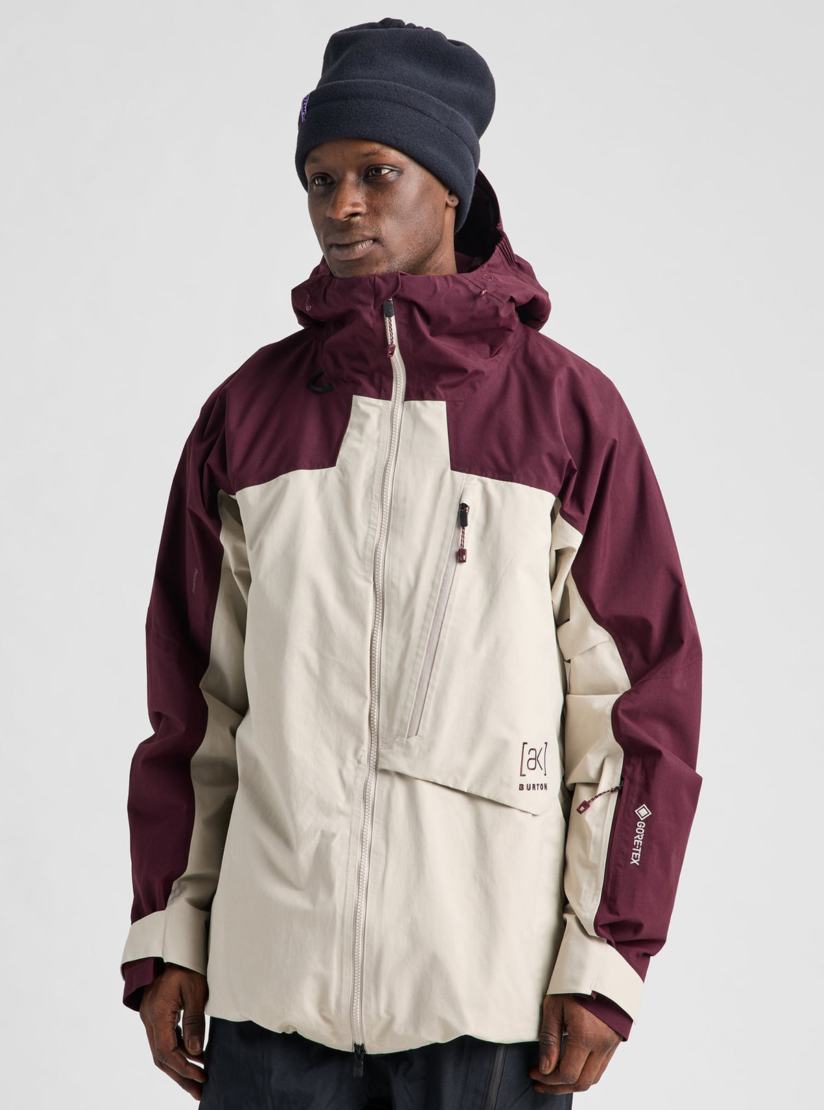 [AK] CYCLIC GORE-TEX 2L JACKET RUM RAISIN / CHINCHILLA GRAY