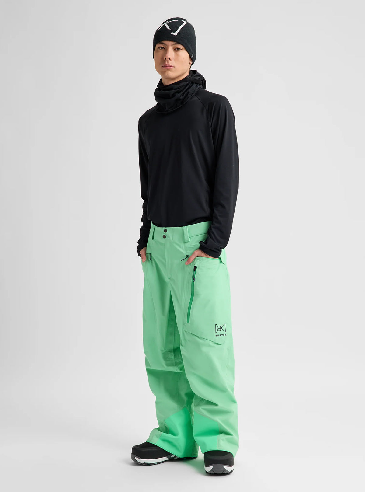 [AK] CYCLIC GORE-TEX 2L PANTS GREEN VOLTAGE