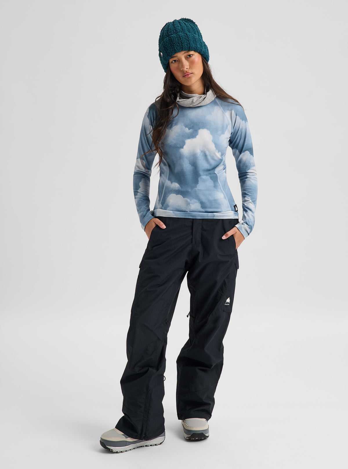 W SYNTHETIC MIDWEIGHT BASE LAYER CREW NIMBUS