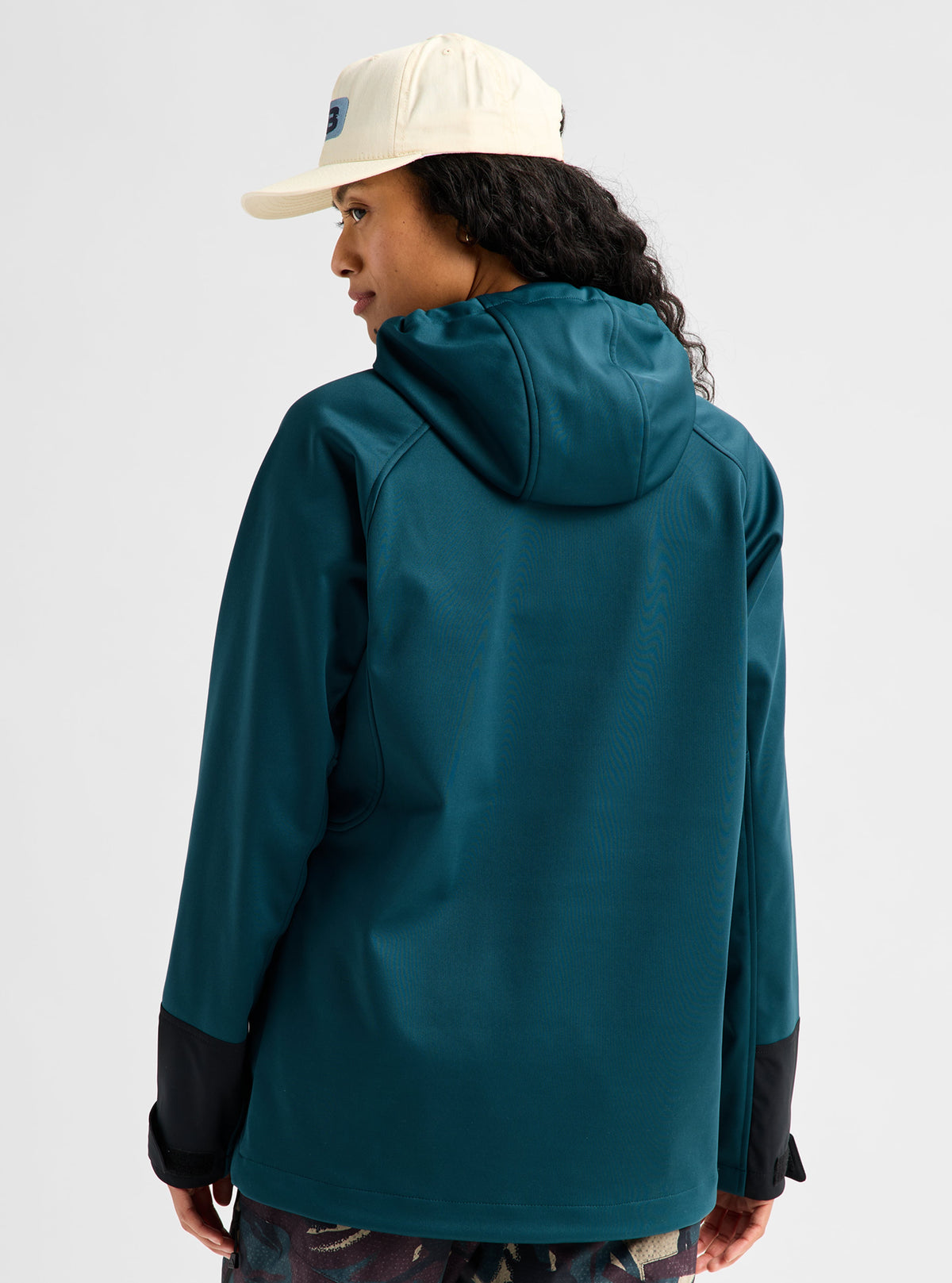 CROWN WEATHERPROOF RIDING PULLOVER HOODIE ATLANTIC TEAL