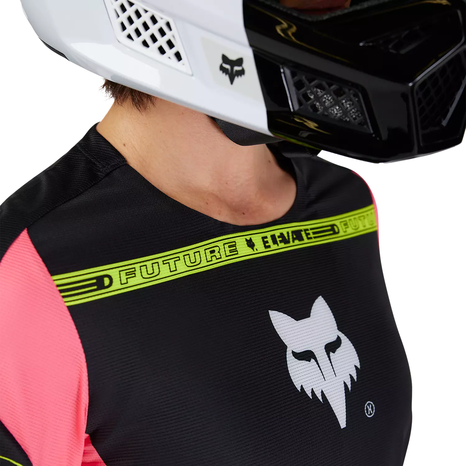 W FLEXAIR LS JERSEY ELEVATED BLACK