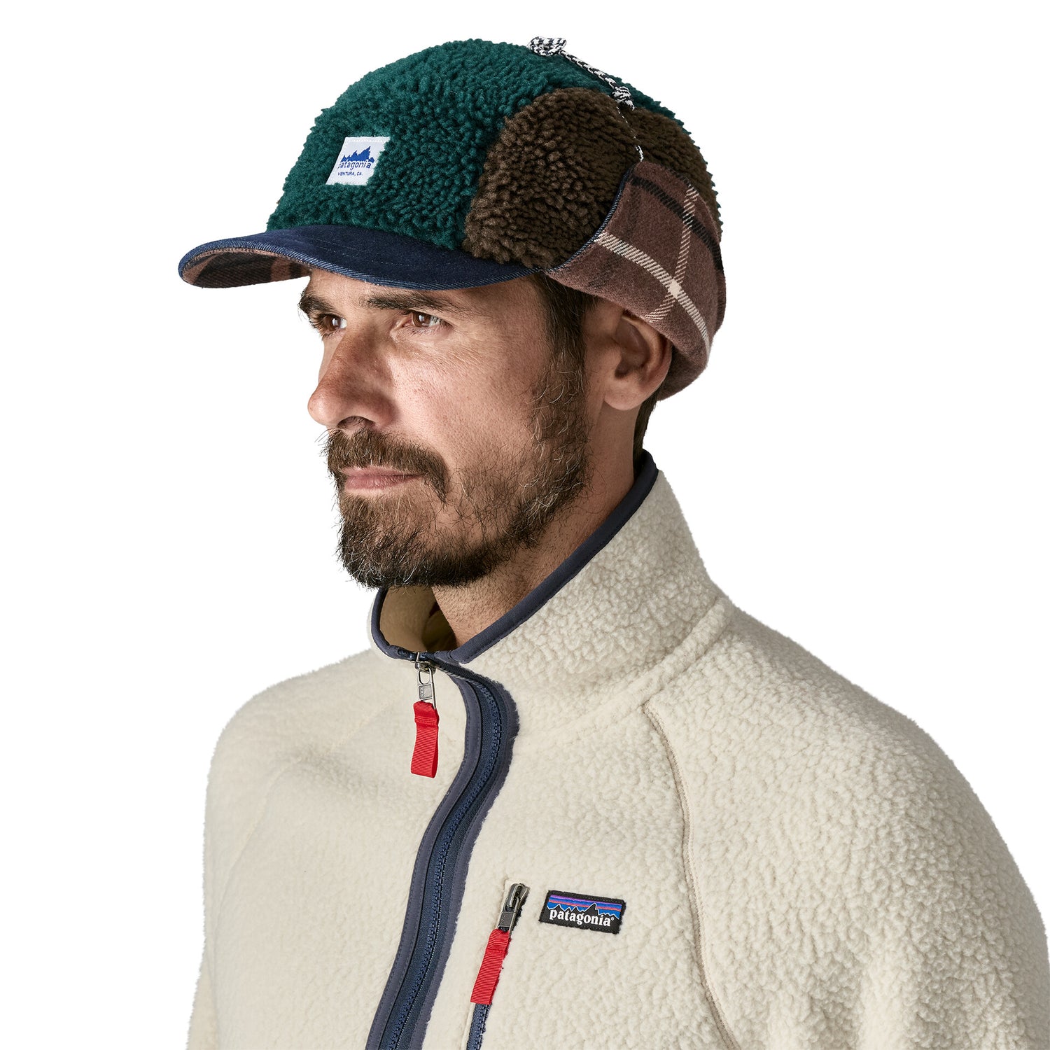RANGE EARFLAP CAP CASCADE GREEN