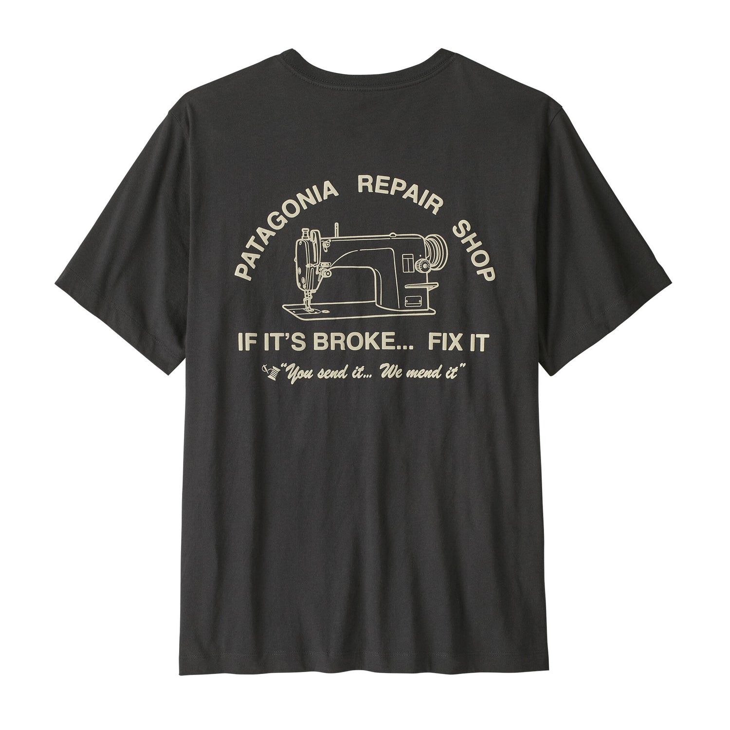 M'S REPAIR SHOP T-SHIRT IN BLACK
