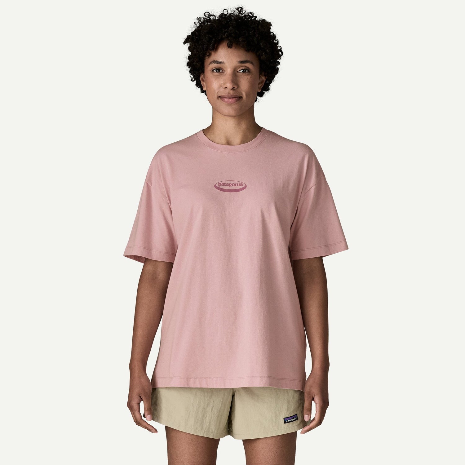 W'S '95 OVAL LOGO OVERSIZED T-SHIRT QUIET VIOLET