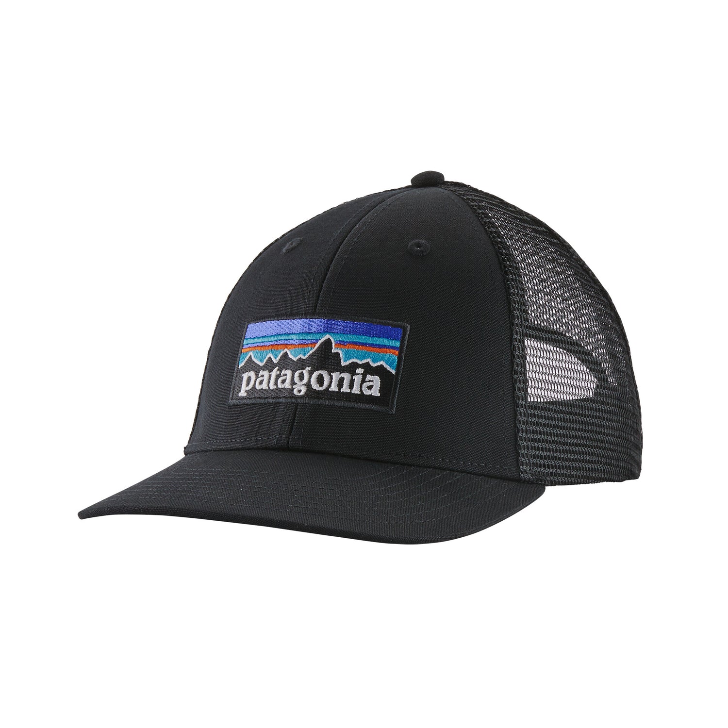 P-6 LOGO LOPRO TRUCKER HAT BLACK