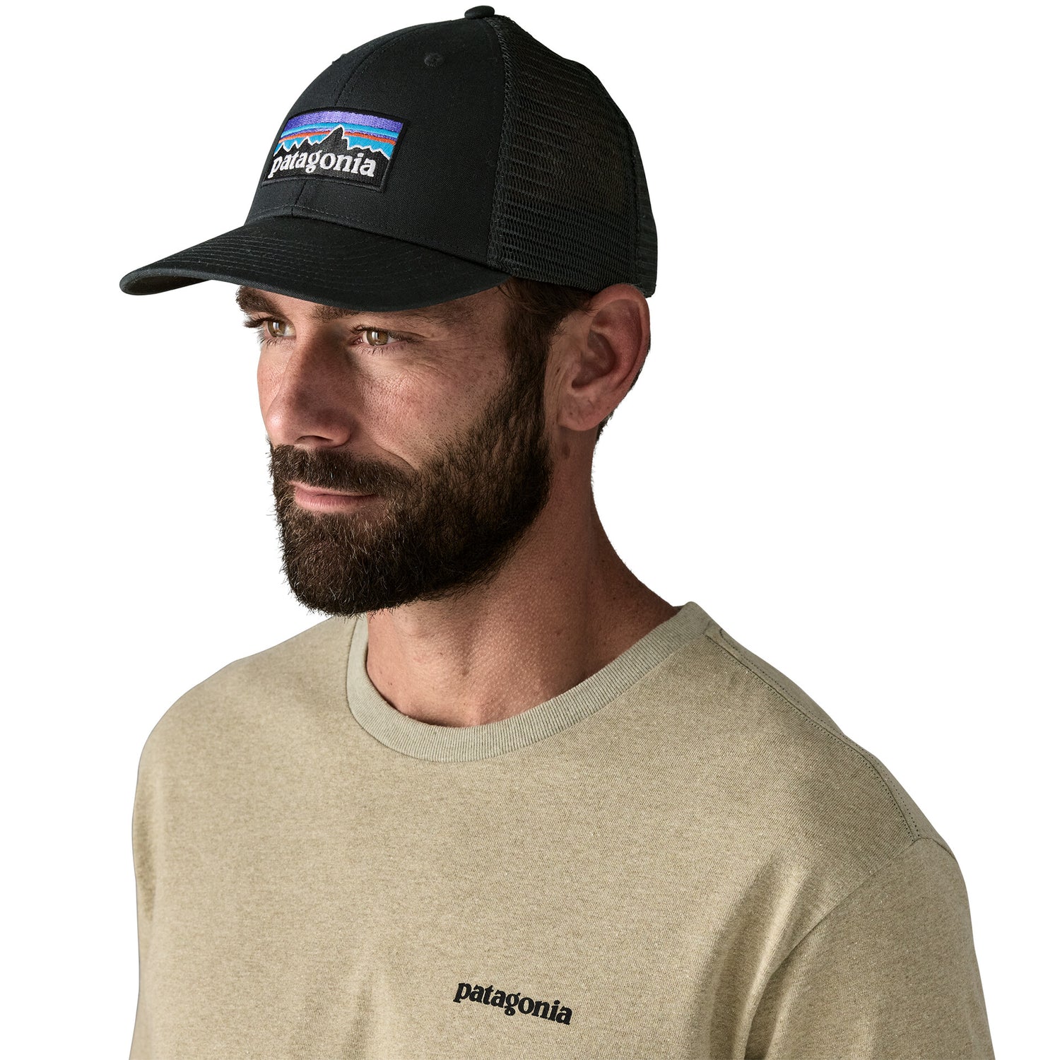 P-6 LOGO LOPRO TRUCKER HAT BLACK