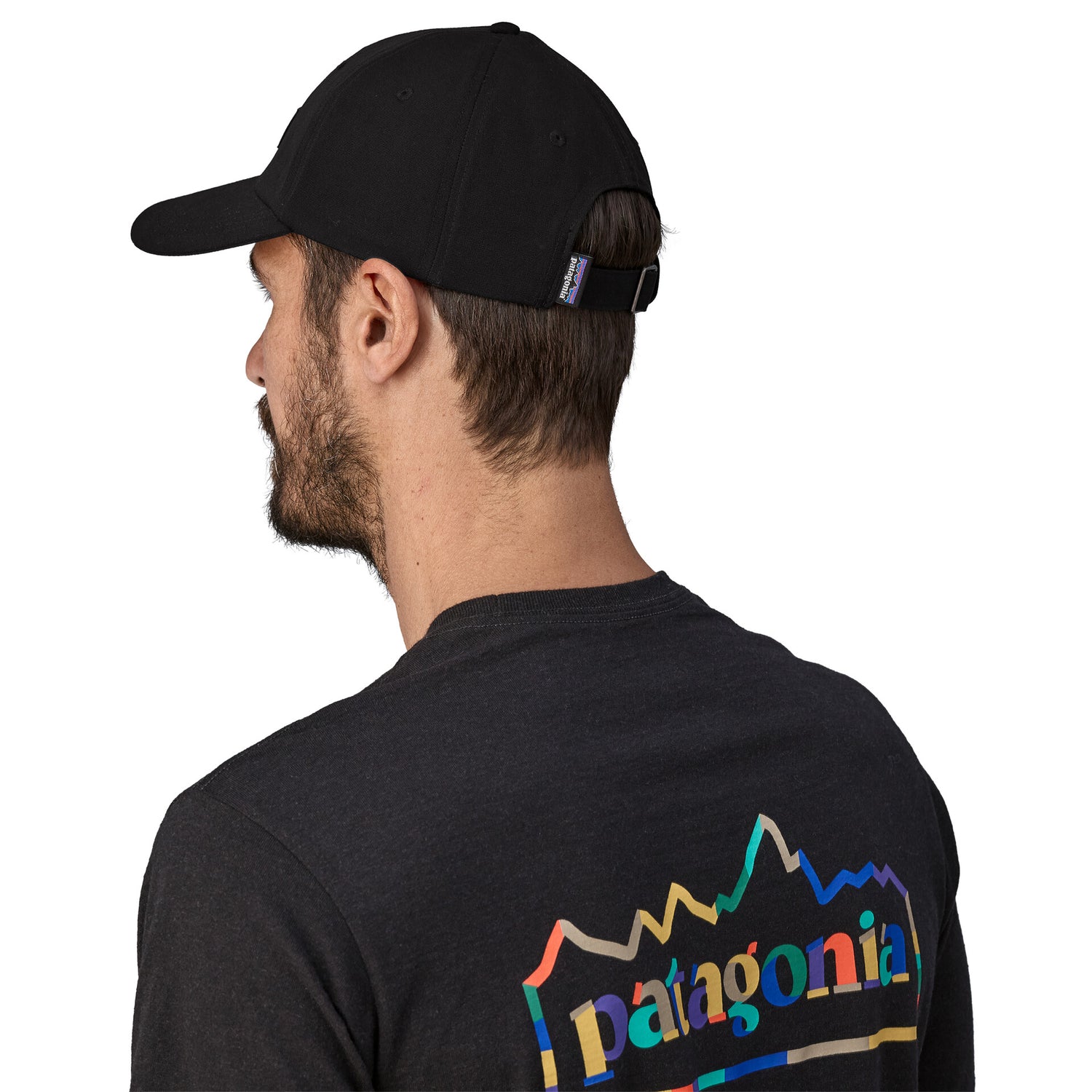 P-6 LABEL TRAD CAP BLACK