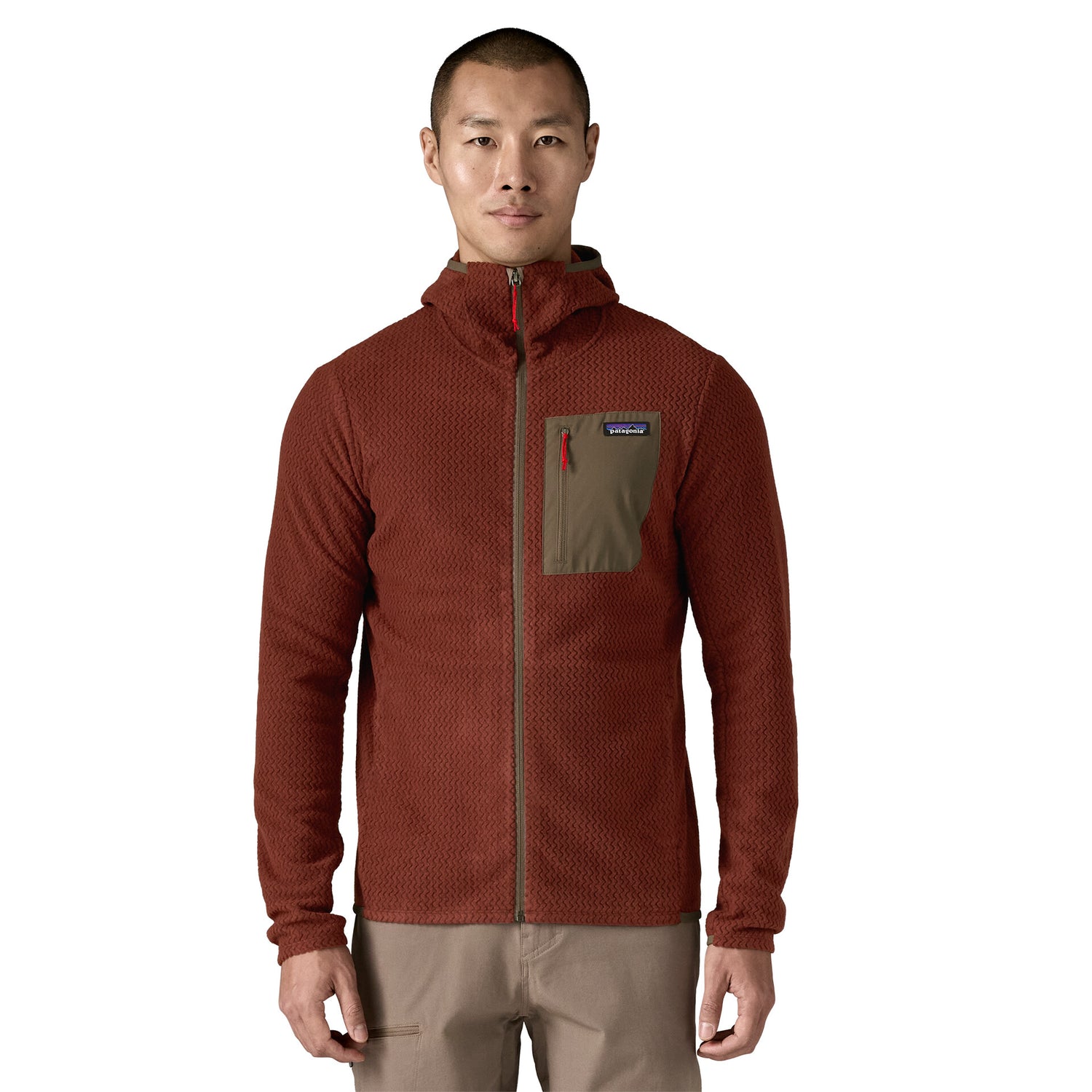 M'S R1 AIR FULL-ZIP HOODY DRIED VANILLA