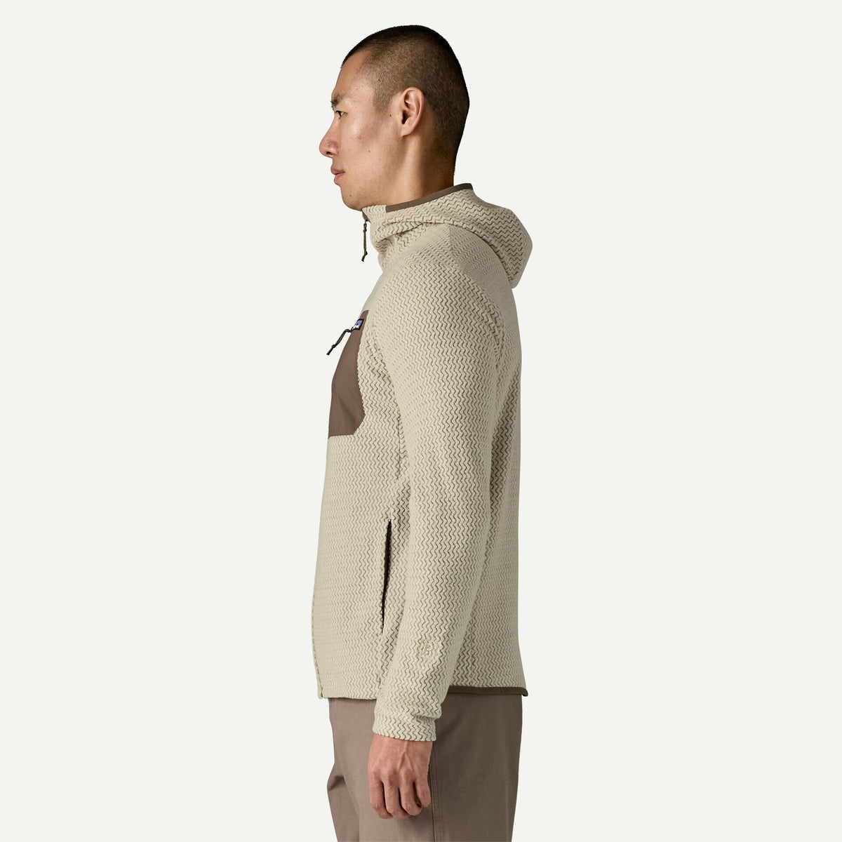 M'S R1 AIR FULL-ZIP HOODY PELICAN