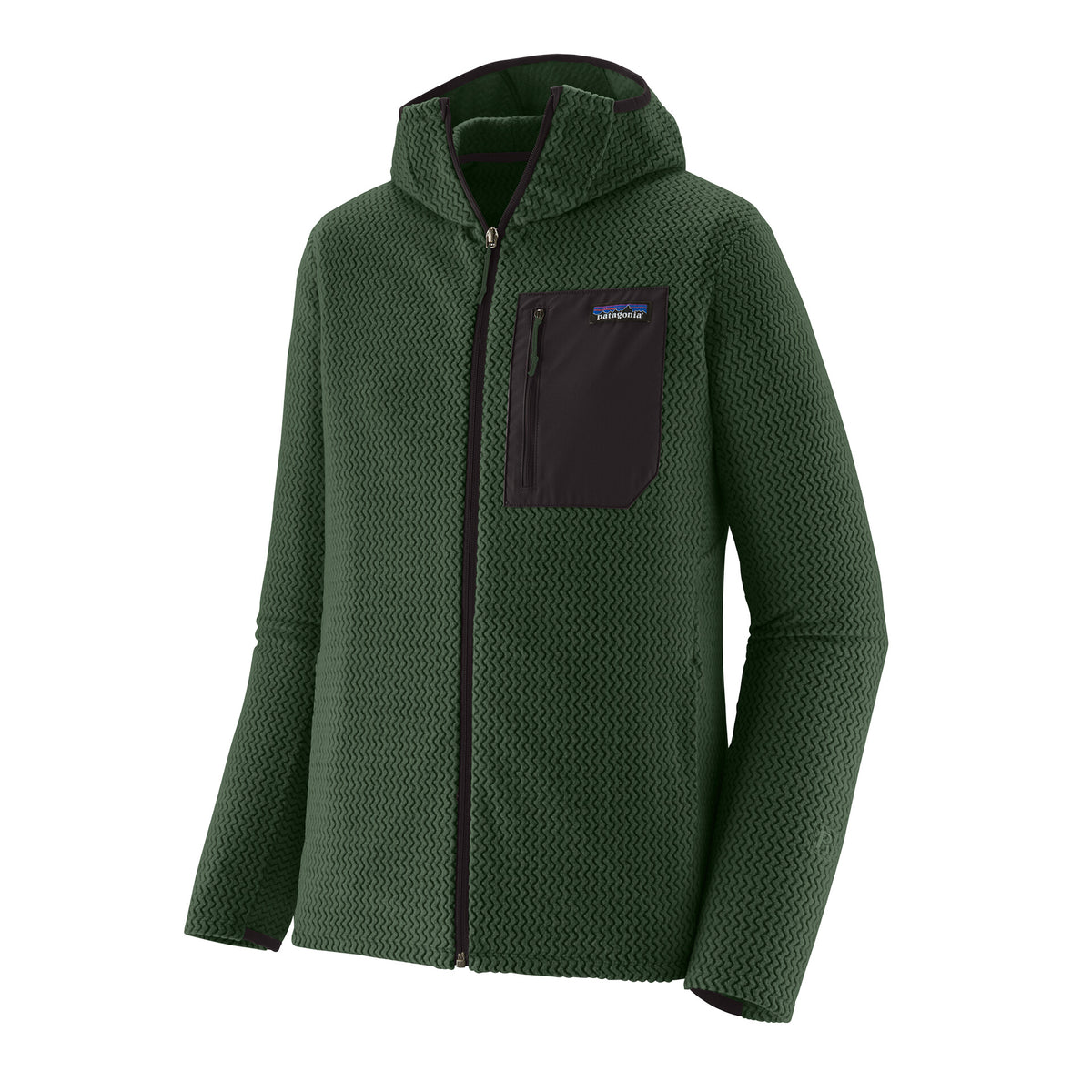 M'S R1 AIR FULL-ZIP HOODY TREELINE GREEN