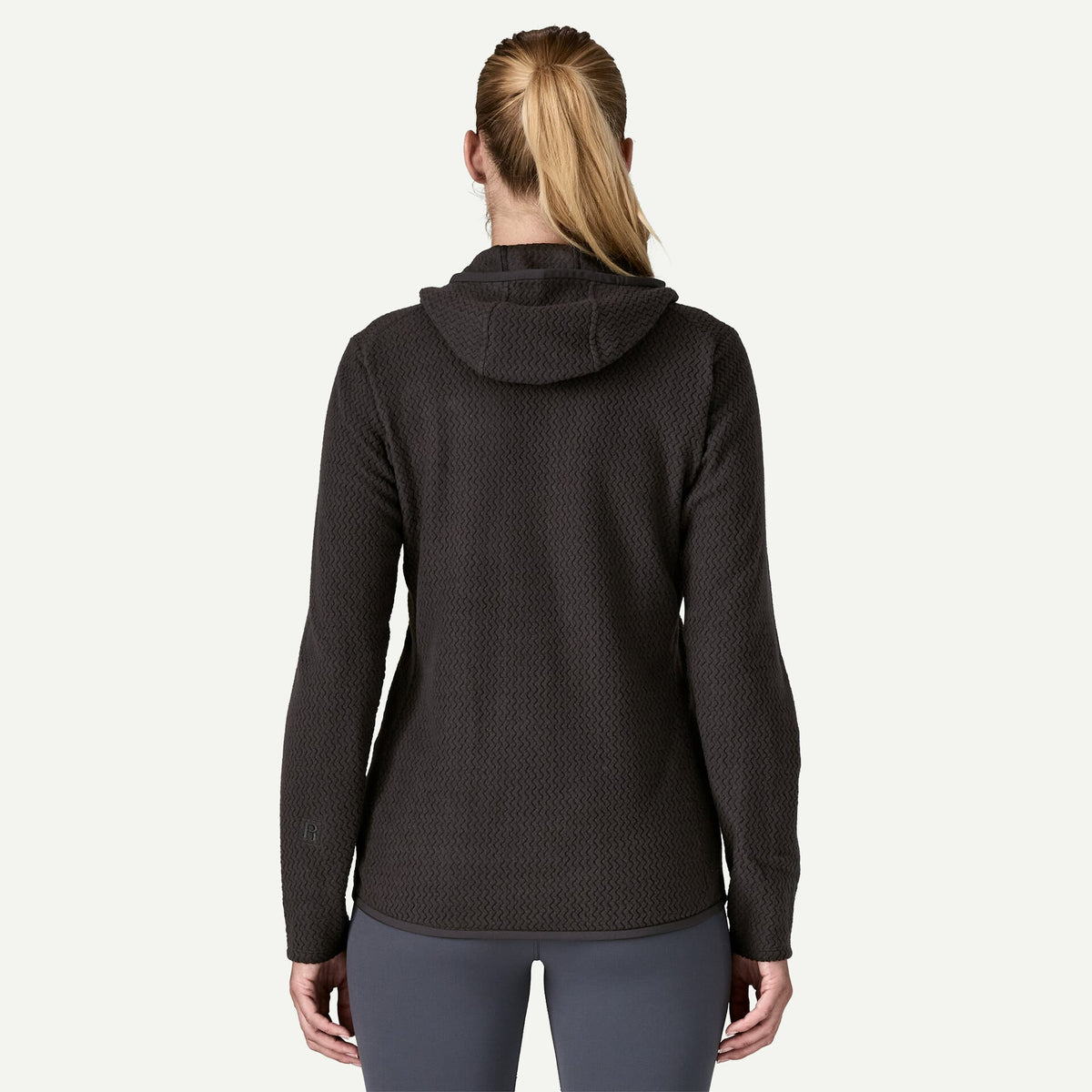 WOMEN'S R1 AIR FULL-ZIP HOODY BLACK