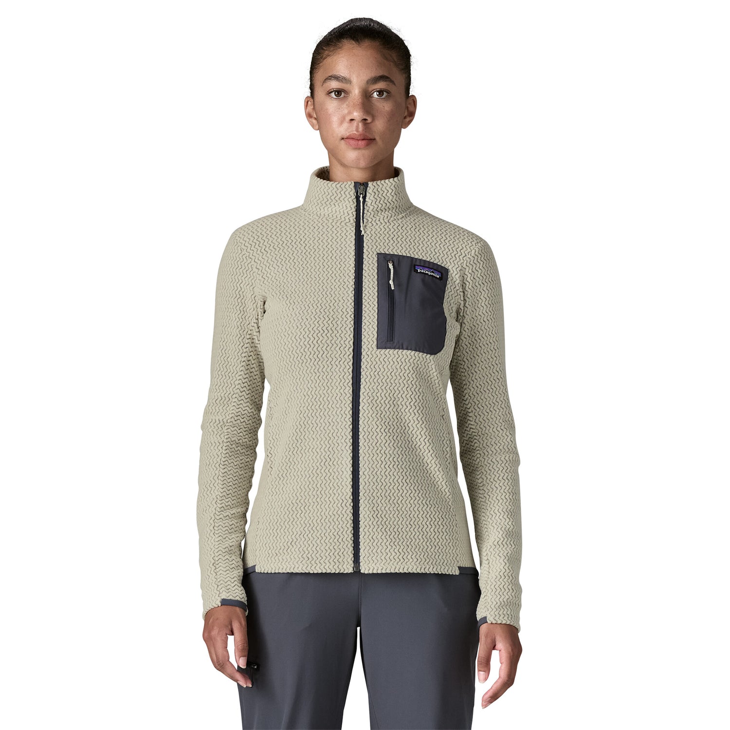 W'S R1 AIR JACKET WOOL WHITE
