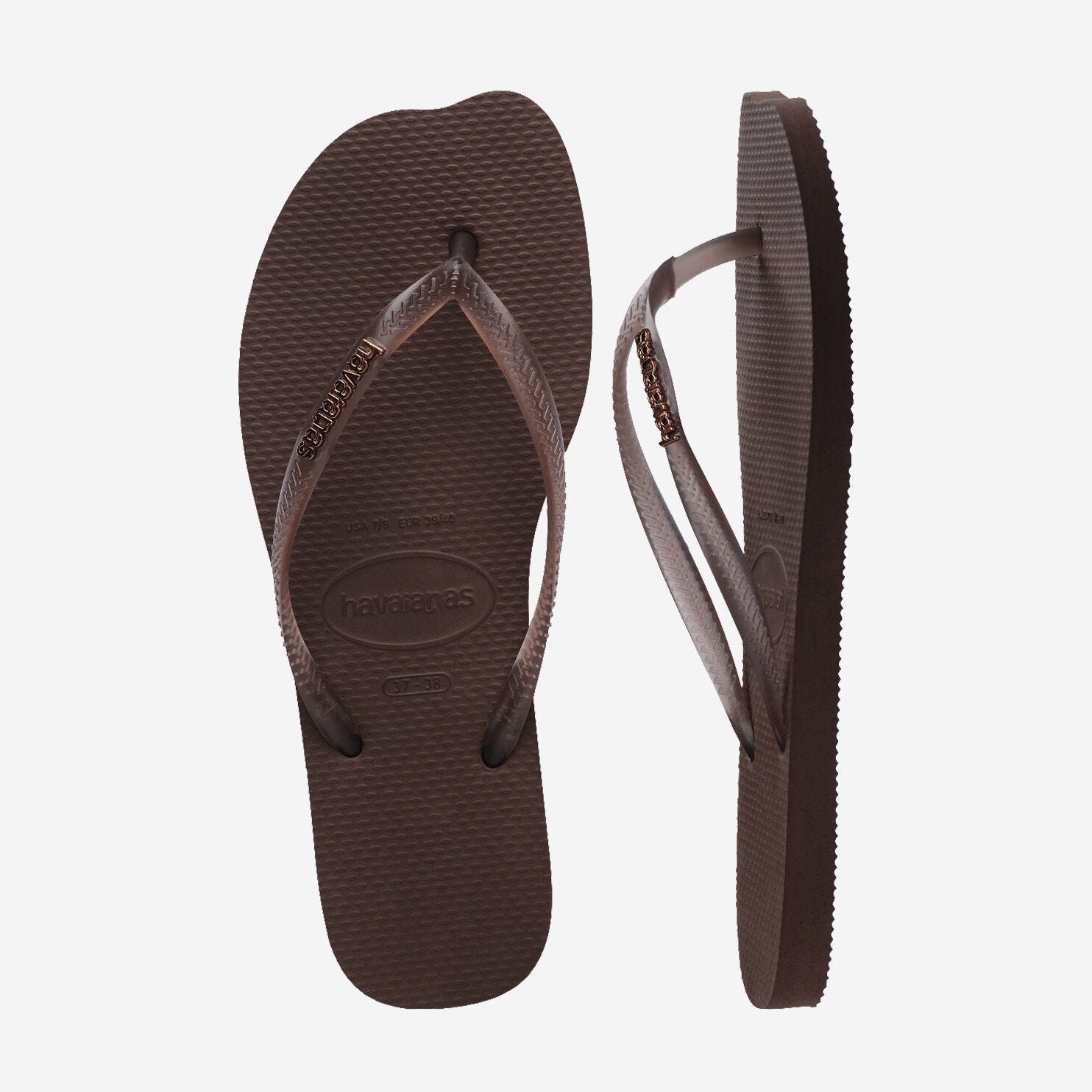 SLIM SPLIT DARK BROWN
