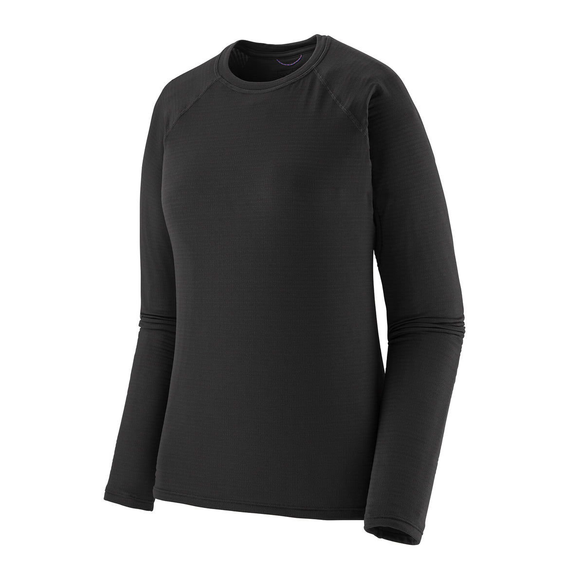 WOMEN'S CAPILENE THERMAL WEIGHT CREW BLACK