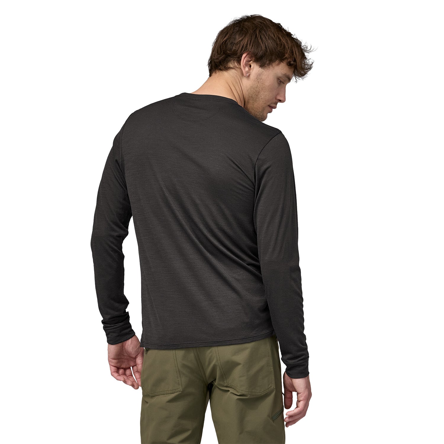 M'S L/S CAP COOL MERINO BLEND SHIRT BLACK
