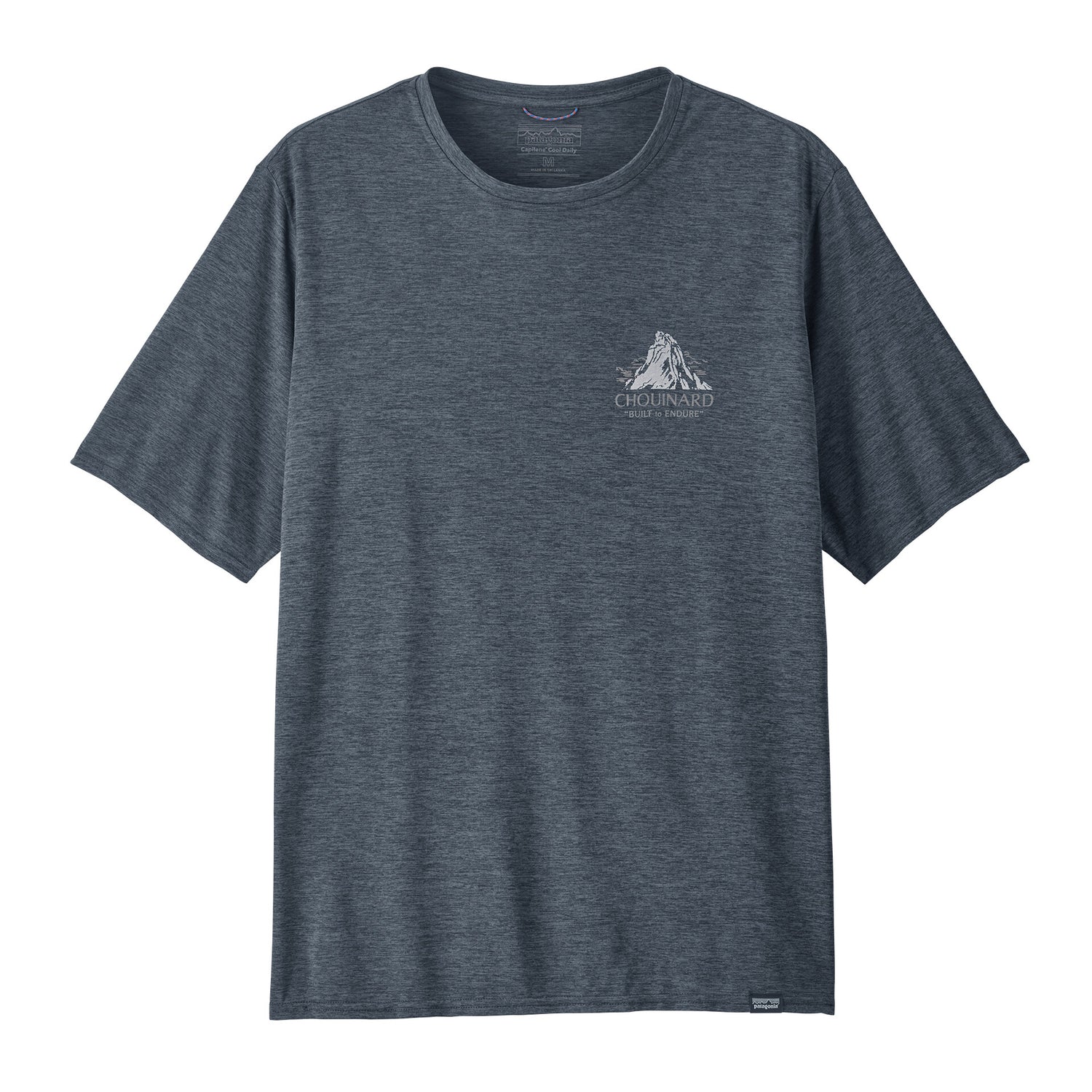 M'S CAP COOL DAILY GRAPHIC SHIRT - LANDS CHOUINARD CREST: SMOLDER BLUE X-DYE
