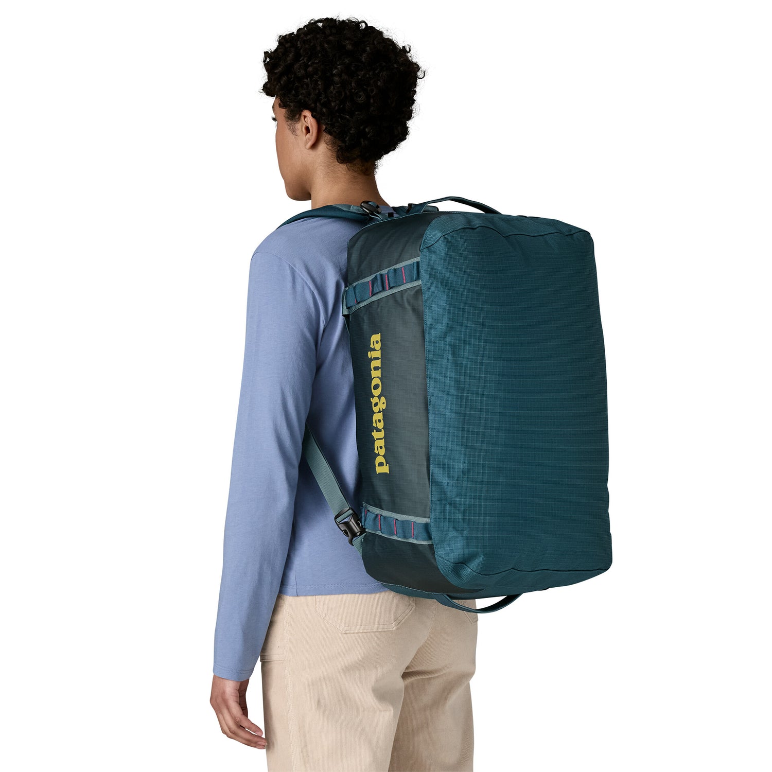 BLACK HOLE DUFFEL 40L TIDAL TEAL / LUMINOUS PINK