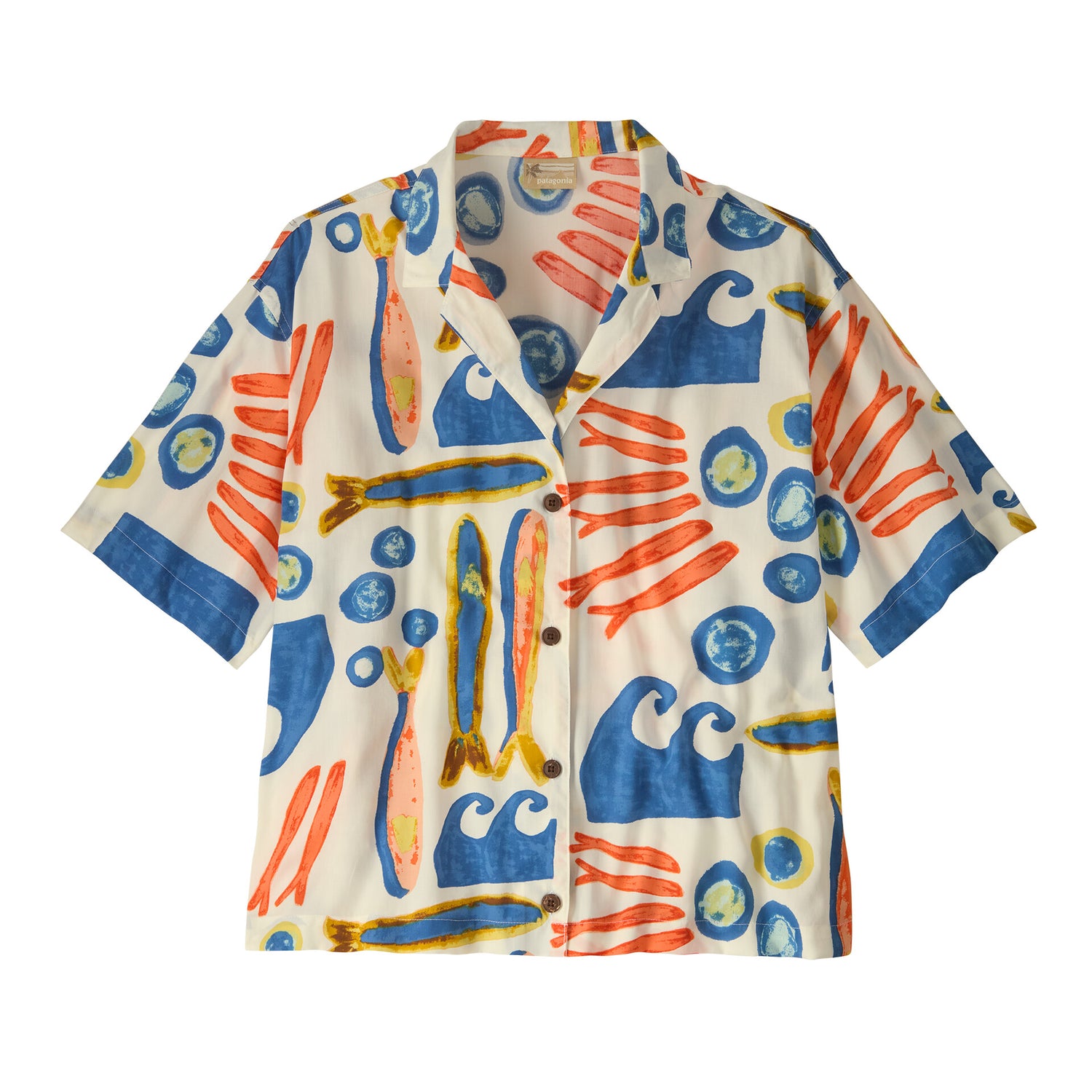 W'S TIDAL THREADS SHIRT SARDINES: NATURAL